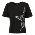 Black - Front - Regatta Womens-Ladies Abaya Star Foil Print T-Shirt