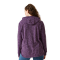 Deep Plum Marl - Lifestyle - Regatta Womens-Ladies Mayse Hoodie