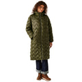 Dark Khaki - Side - Regatta Womens-Ladies Cambrie II Quilted Jacket