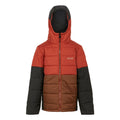 Red Ochre-Dark Brown - Front - Regatta Childrens-Kids Lofthouse VIII Insulated Jacket