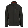 Black-Red Ochre - Front - Regatta Mens Moutdale Soft Shell Jacket