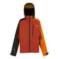 Red Ochre-Black - Front - Regatta Mens Hewitts X Colour Block Soft Shell Jacket