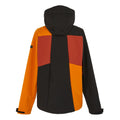 Red Ochre-Black - Back - Regatta Mens Hewitts X Colour Block Soft Shell Jacket