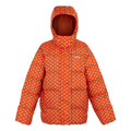 Red - Front - Regatta Womens-Ladies Orla Kiely Clover Quilted Oversized Padded Jacket