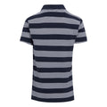 Navy-White - Back - Regatta Mens Tempete Stripe Polo Shirt