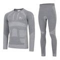 Charcoal Grey Marl - Front - Dare 2B Mens In The Zone III Base Layer Set