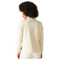 Light Vanilla - Pack Shot - Regatta Womens-Ladies Ashlynn Knitted Fleece Jacket