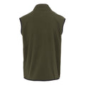 Dark Khaki - Back - Regatta Mens Frankie Fleece Gilet