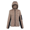 Warm Taupe-Black - Front - Regatta Womens-Ladies Kemilia Fleece Jacket