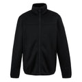 Black - Front - Regatta Mens Branleigh Full Zip Fleece Jacket