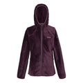 Deep Plum - Front - Regatta Womens-Ladies Endra Hooded Fleece Jacket