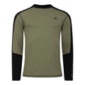 Olivine Green-Black - Side - Dare 2B Mens Exchange III Base Layer Set