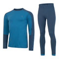 Moonlight Denim-Kingfisher Blue - Front - Dare 2B Mens Exchange III Base Layer Set