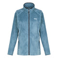 Coronet Blue - Front - Regatta Womens-Ladies Lakara Fluffy Full Zip Fleece Jacket