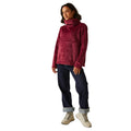 Cabernet - Side - Regatta Womens-Ladies Bardou II Velour Fleece Top