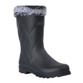 Black - Front - Regatta Womens-Ladies Luxley Faux Fur Lined Mid Cut Wellington Boots