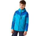 Hydro Blue-Olympian Blue - Side - Regatta Boys Trekktain 3 in 1 Jacket