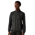 Black-Black Marl - Lifestyle - Regatta Mens Baslinn Marl Full Zip Fleece Jacket