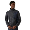 Navy-Navy - Side - Regatta Mens Baslinn Marl Full Zip Fleece Jacket