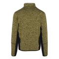 Nephrite Green-Black - Back - Regatta Mens Baslinn Marl Full Zip Fleece Jacket