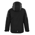 Black-Seal Grey - Back - Regatta Childrens-Kids Hurdle V Waterproof Jacket