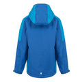 Olympian Blue-Hydro Blue - Back - Regatta Childrens-Kids Hurdle V Waterproof Jacket