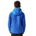 Olympian Blue-Hydro Blue - Lifestyle - Regatta Childrens-Kids Hurdle V Waterproof Jacket