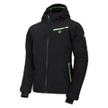 Black-Green Flash - Side - Dare 2B Mens Eagle II Ski Jacket