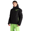 Black-Green Flash - Lifestyle - Dare 2B Mens Eagle II Ski Jacket