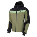 Black-Olivine Green - Side - Dare 2B Mens Eagle II Ski Jacket