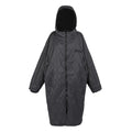 Dark Grey - Front - Regatta Unisex Adult Quilted Changing Robe