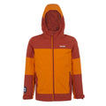 Fox-Red Ochre - Front - Regatta Childrens-Kids Beamz IV Waterproof Jacket