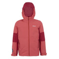 Mineral Red-Rumba Red - Front - Regatta Childrens-Kids Beamz IV Waterproof Jacket