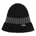 Black-Dark Grey - Back - Regatta Mens Davion V Beanie