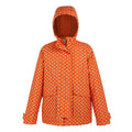 Red - Front - Regatta Womens-Ladies Orla Kiely Clover Mid Length Waterproof Jacket