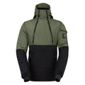 Olivine Green-Black - Front - Dare 2B Mens T-Bar Overhead Ski Jacket