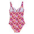 Pink - Back - Regatta Womens-Ladies Sakari Summer Floral Tummy Control One Piece Swimsuit