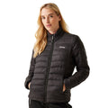 Black-Mineral Red - Side - Regatta Womens-Ladies Marizion Quilted Jacket