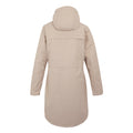 Warm Taupe-Light Vanilla - Back - Regatta Womens-Ladies Romine II Waterproof Jacket