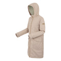 Warm Taupe-Light Vanilla - Side - Regatta Womens-Ladies Romine II Waterproof Jacket