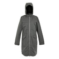 Grey Sky Marl-Black - Front - Regatta Womens-Ladies Romine II Waterproof Jacket