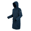 Navy Marl - Side - Regatta Womens-Ladies Romine II Waterproof Jacket