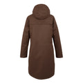 Dark Brown-Black - Back - Regatta Womens-Ladies Romine II Waterproof Jacket