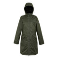 Dark Khaki-Black - Front - Regatta Womens-Ladies Romine II Waterproof Jacket