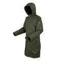 Dark Khaki-Black - Side - Regatta Womens-Ladies Romine II Waterproof Jacket