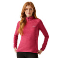 Deep Pink - Side - Regatta Womens-Ladies Yonder II Half Zip Fleece Top