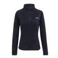 Navy - Front - Regatta Womens-Ladies Yonder II Half Zip Fleece Top