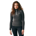 Seal Grey - Side - Regatta Womens-Ladies Yonder II Half Zip Fleece Top