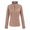 Warm Taupe - Front - Regatta Womens-Ladies Yonder II Half Zip Fleece Top