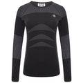 Black-Black - Side - Dare 2B Womens-Ladies In The Zone II Base Layer Set